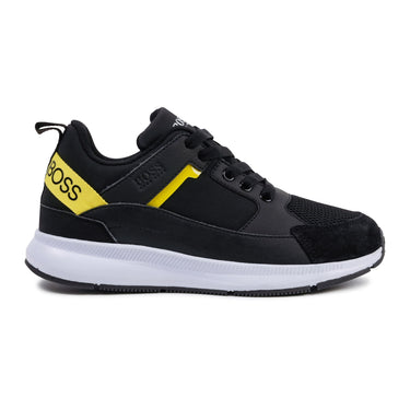 Tenis BOSS negros para niños y adolescentes